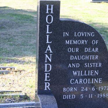 HOLLANDER Willien Caroline 1972-1988