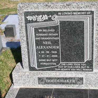 HOEDEMAKER Neil Alexander 1939-2005