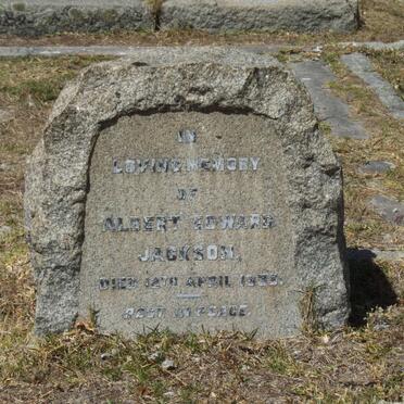 JACKSON Albert Edward -1935