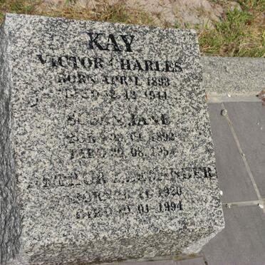 KAY Victor Charles 1893-1944 :: KAY Jane 1892-1954 :: ? 1920-1994