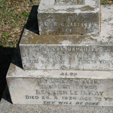 KAY Rennier Le B. -1934 :: KAY Mary E. -1927