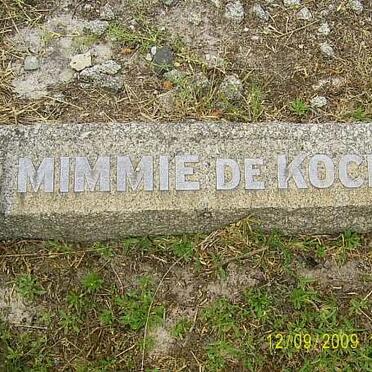 KOCK Mimmie, de