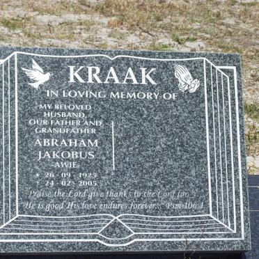 KRAAK Abraham Jakobus 1925-2005