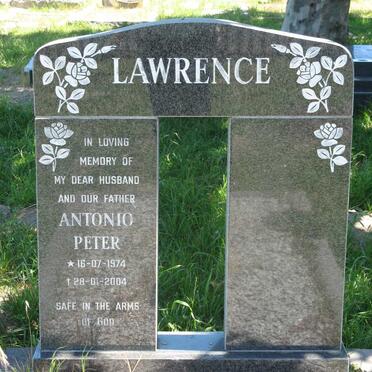 LAWRENCE Antonio Peter 1974-2004