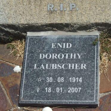 LAUBSCHER Enid Dorothy 1914-2007