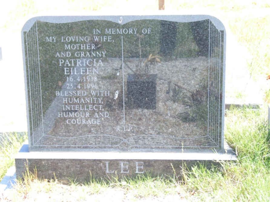 LEE Patricia Eileen 1938-1996