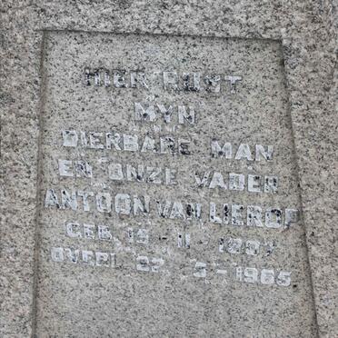 LIEROP Antoon, van 1907-1965