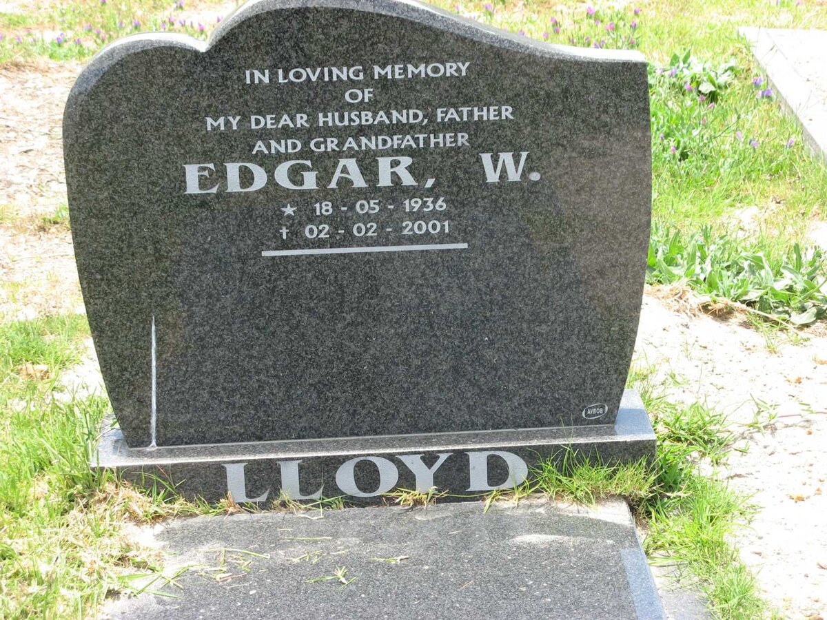 LLOYD Edgar W. 1936-2001
