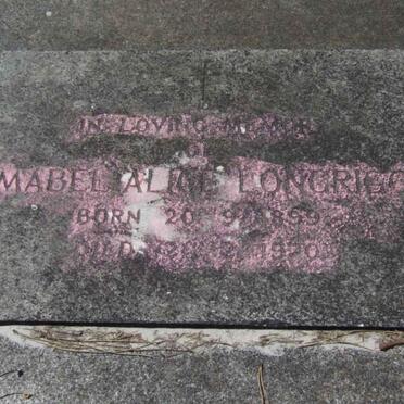 LONGRIGG Mabel Alice 1899-1920
