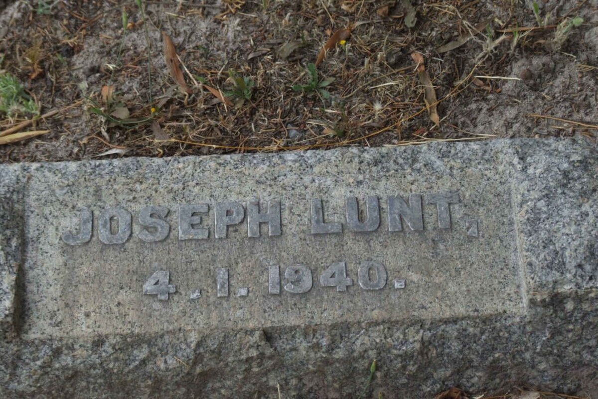 LUNT Joseph -1940