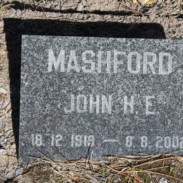 MASHFORD John H.E. 1919-2002