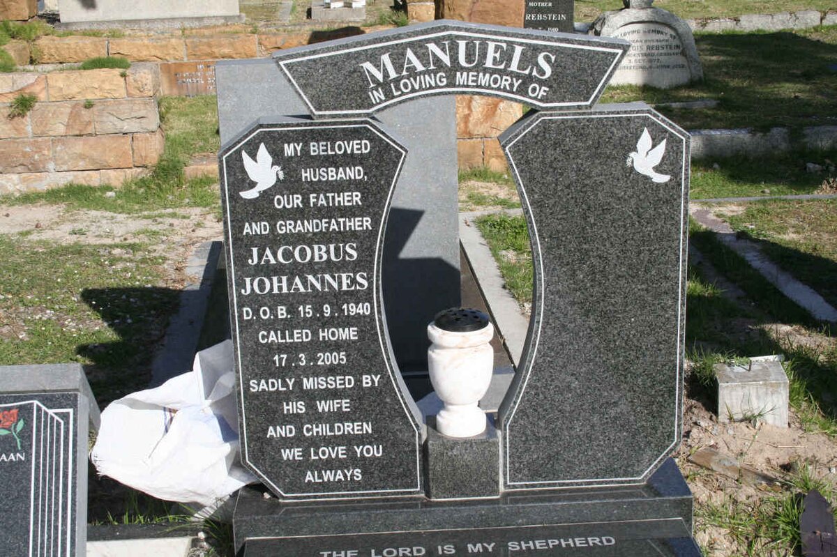 MANUELS Jacobus Johannes 1940-2005