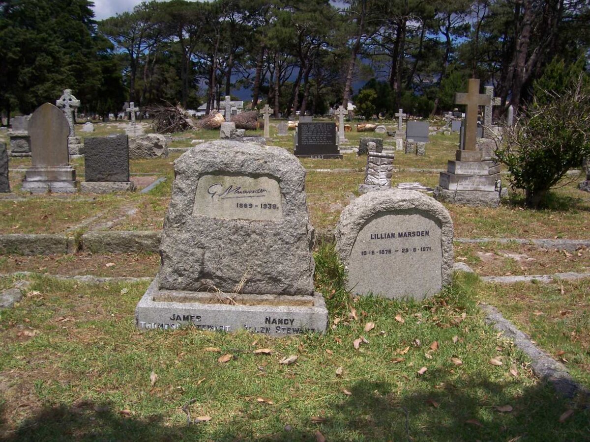 MARSDEN G. 1869-1938 :: MARSDEN Lillian 1876-1971 :: STEWART James Th? :: STEWART Nancy ?llen 