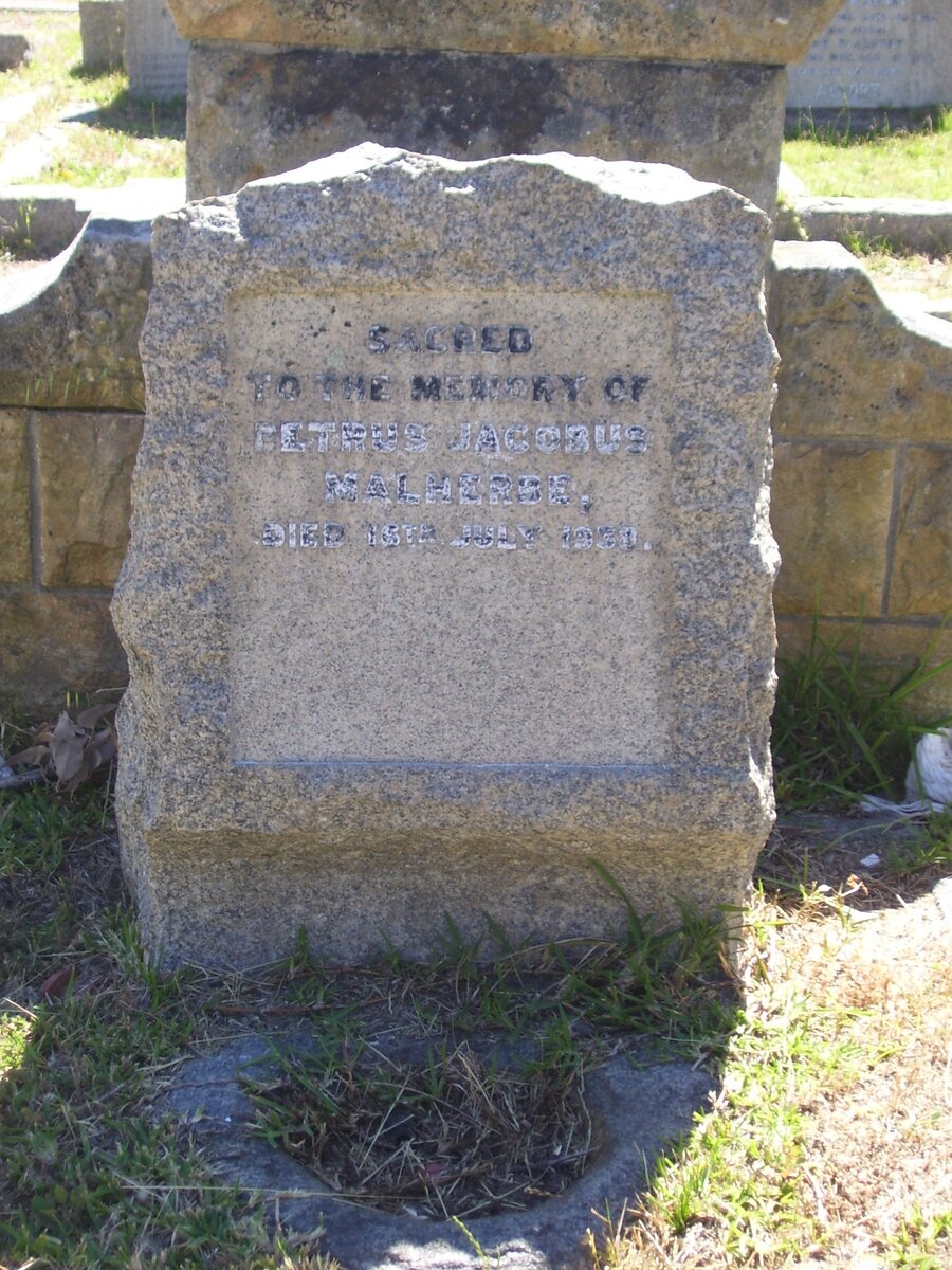 MALHERBE Petrus Jacobus -1938