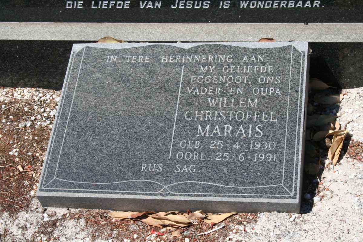 MARAIS Willem Christoffel 1930-1991