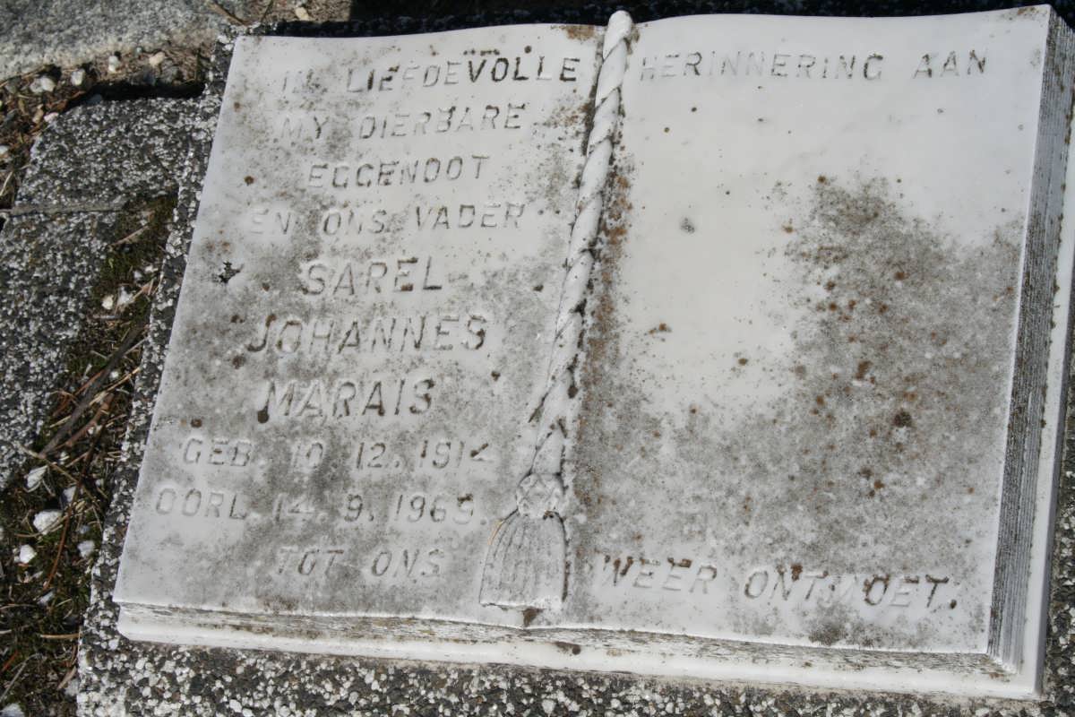 MARAIS Sarel Johannes 1914-1969