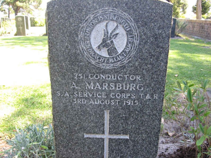 MARSBURG A. -1915