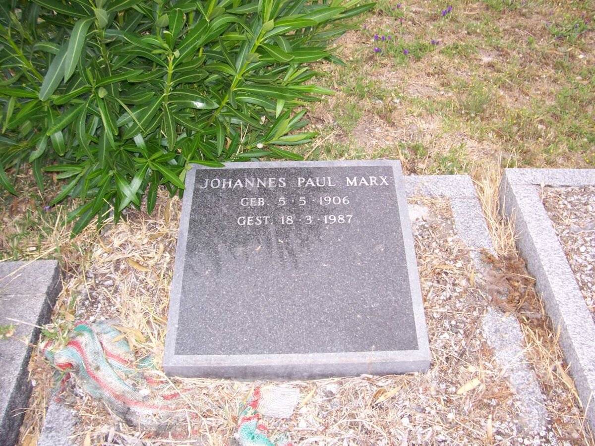 MARX Johannes Paul 1906-1987