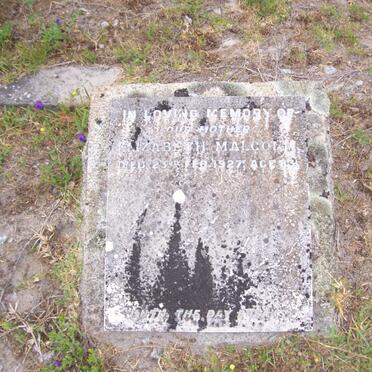 MALCOLM Elizabeth -1927