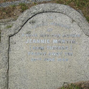 MARTIN Jeannie nee THOMAS -1946