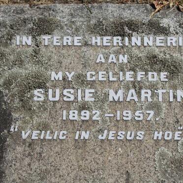 MARTIN Susie 1892-1957