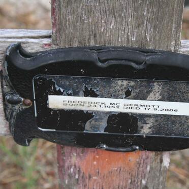 MCDERMOTT Frederick 1952-2006