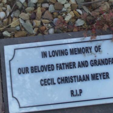 MEYER Cecil Christiaan