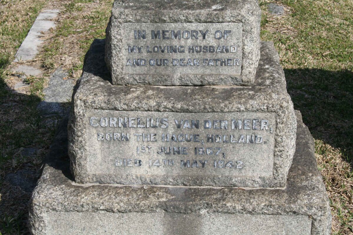 MEER Cornelius, van der 1867-1942