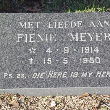 MEYER Fienie 1914-1980