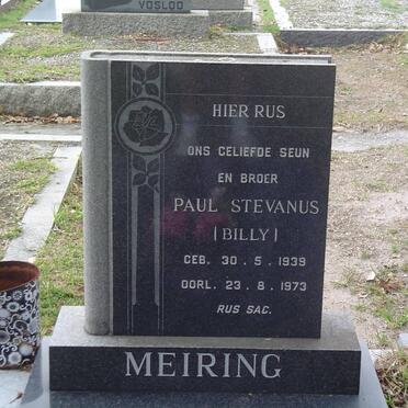 MEIRING Paul Stevanus 1939-1973