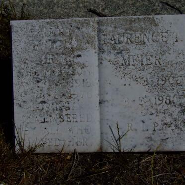 MEIER Laurence 1906-1980  &amp; Mary ? 1913-1976