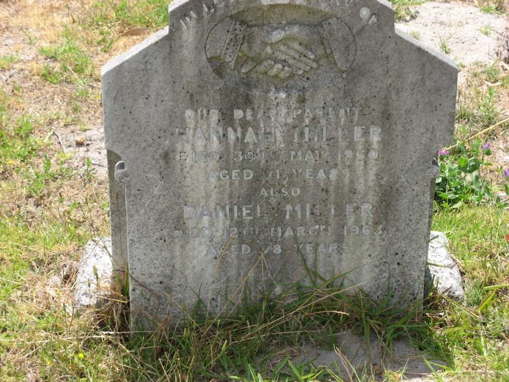 MILLER Daniel -1963 &amp; Hannah -1960