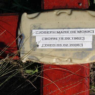 MONK Joseph Mark, de 1962-2006