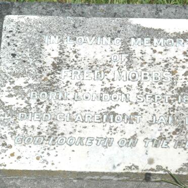 MOBBS Fred 1879-1932