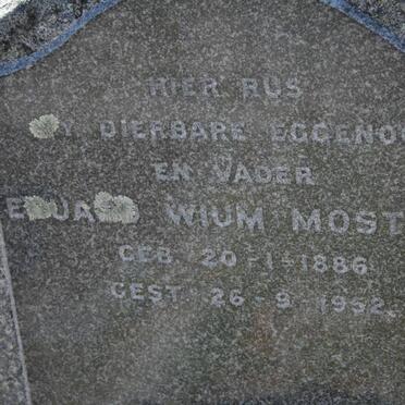 MOSTERT Eduard Wium 1886-1952