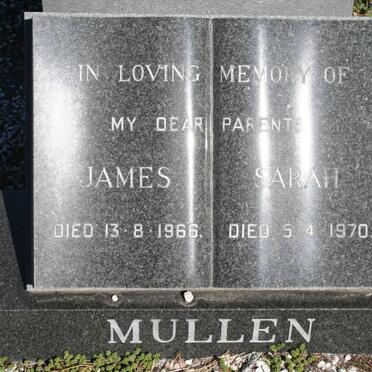 MULLEN James -1966 &amp; Sarah -1970