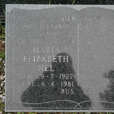 NEL Maria Elizabeth 1927-1981
