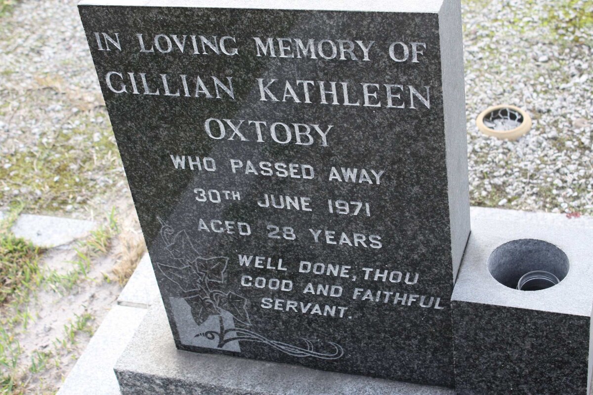 OXTOBY Gillian Kathleen -1971