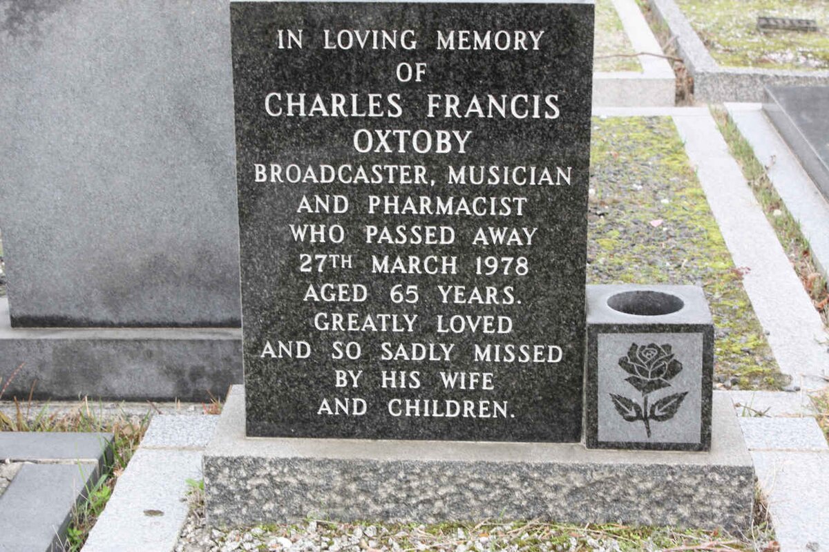 OXTOBY Charles Francis -1978