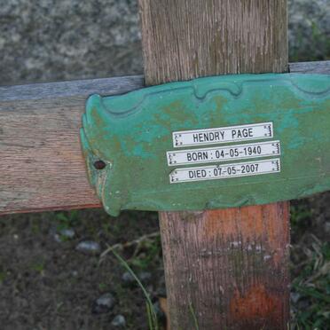 PAGE Hendry 1940-2007