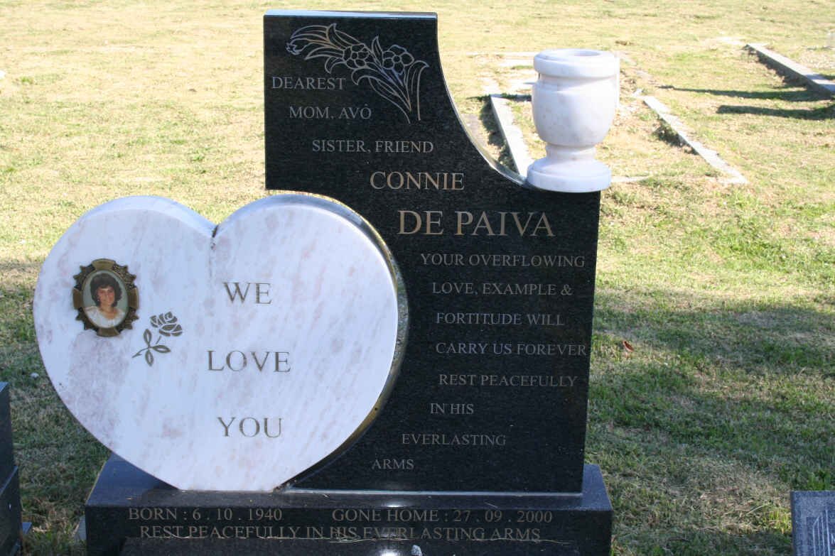 PAIVA Connie, de 1940-2000