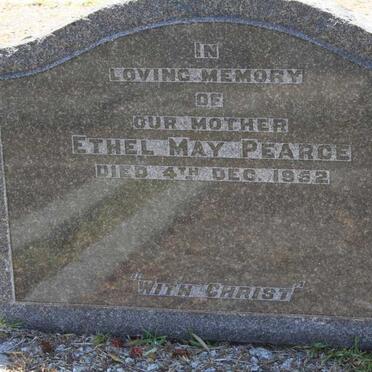 PEARCE Ethel May -1952