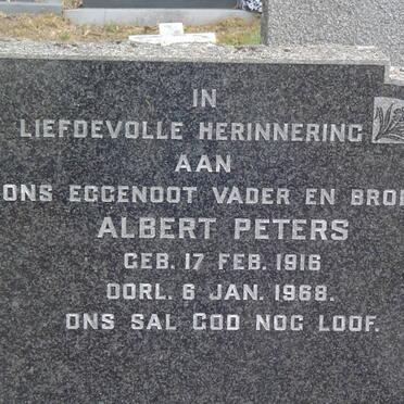 PETERS Albert 1916-1968