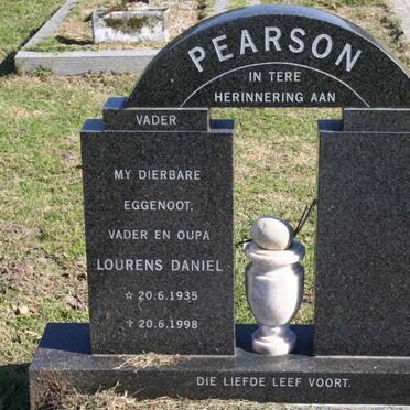 PEARSON Lourens Daniel 1935-1998