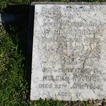 PETERS W.J. -1933 &amp; Helena -1940