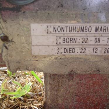 PEZA Nontuhumbo Maria 1930-2006