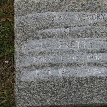 PRETTY L. 1900-1978