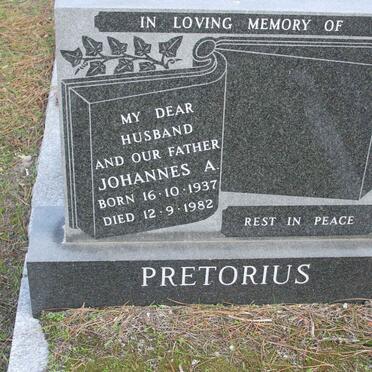 PRETORIUS Johannes A. 1937-1982