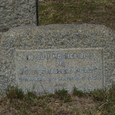 PRATT John Charles -1935 &amp; Clara Aitkin