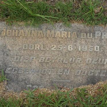 PREEZ Johanna Maria, du -1950